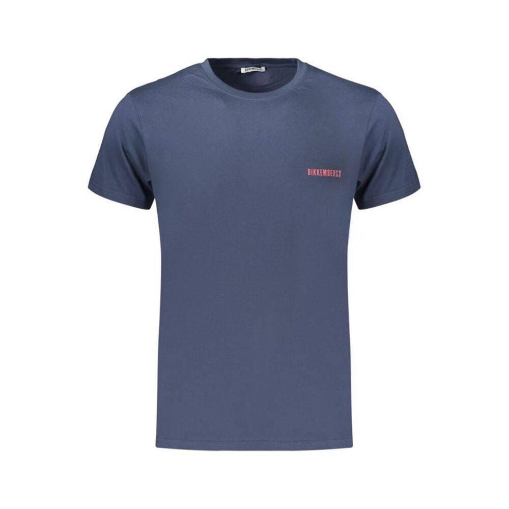 Bikkembergs Blue Cotton Men's Men's T-Shirt